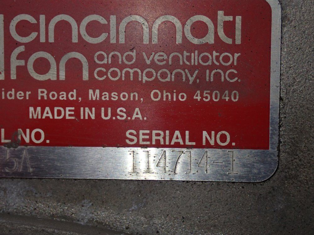 Cincinnati 5 Hp Blower - Pb-15a