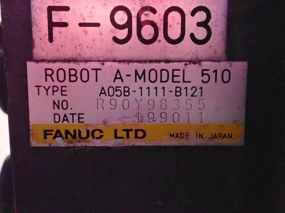 Alliance/ge Fanuc Robot - A-510
