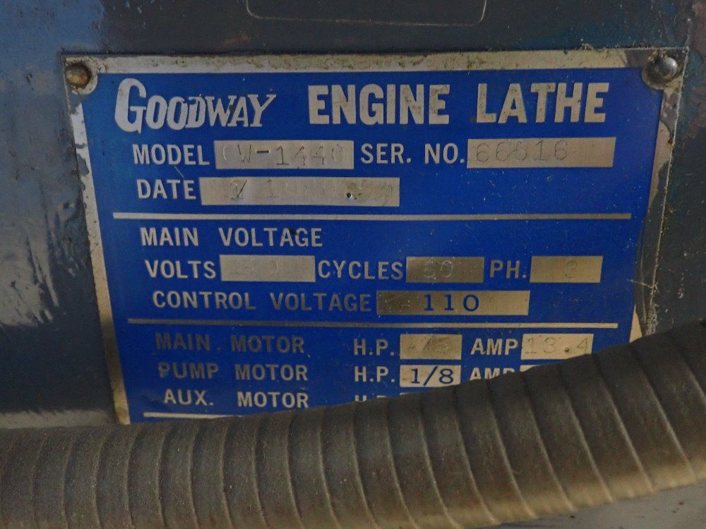 Goodway  Engine Lathe