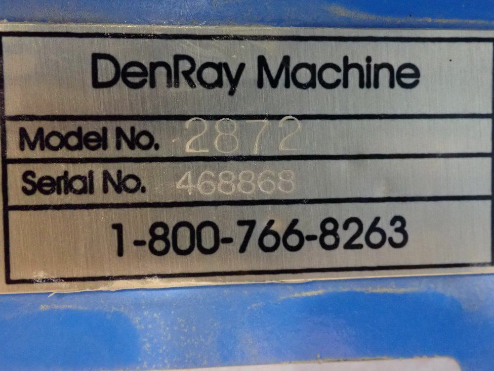 Denray Machine Downdraft Table - 2872