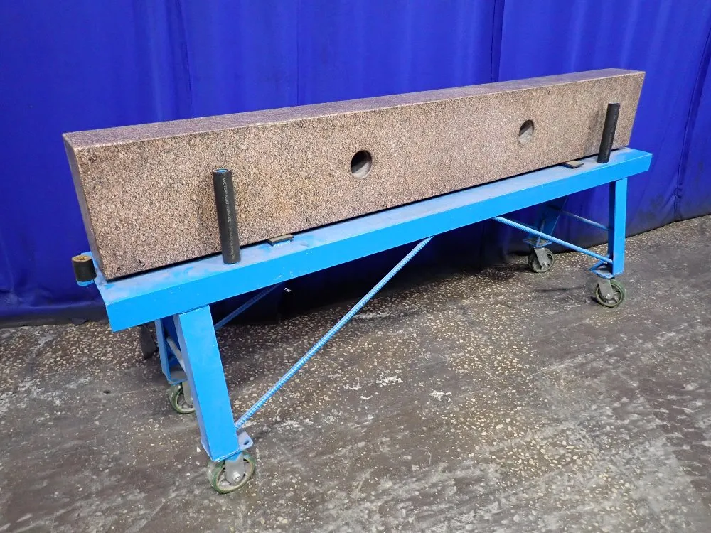 Tru-stone 84" X 6" X 12" Granite Surface Plate