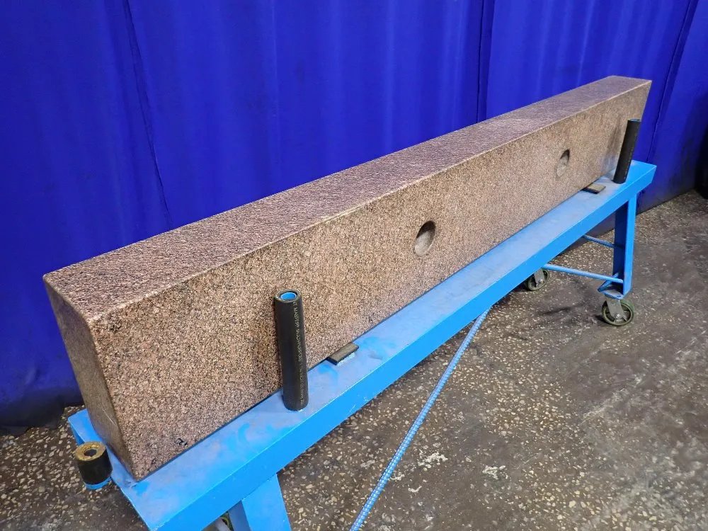 Tru-stone 84" X 6" X 12" Granite Surface Plate