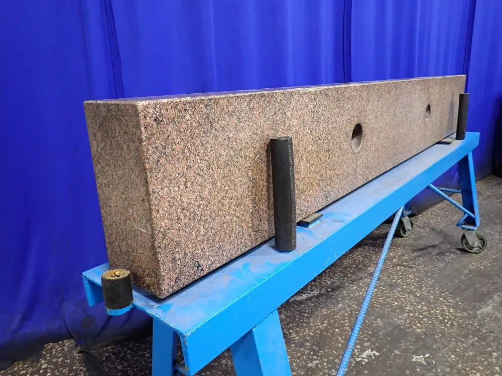 Tru-stone 84" X 6" X 12" Granite Surface Plate
