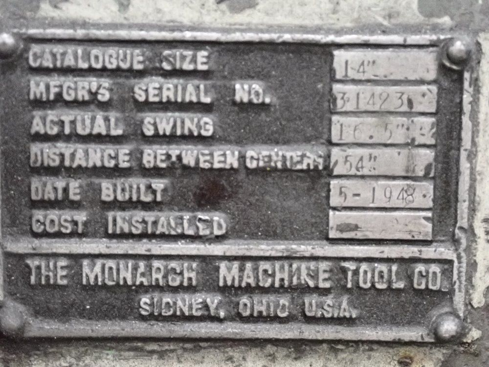 Monarch Lathe W Tooling