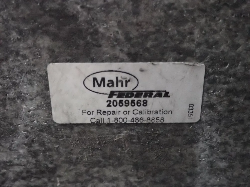 Mahr 12" X 12" X 4" Granite Surface Plate