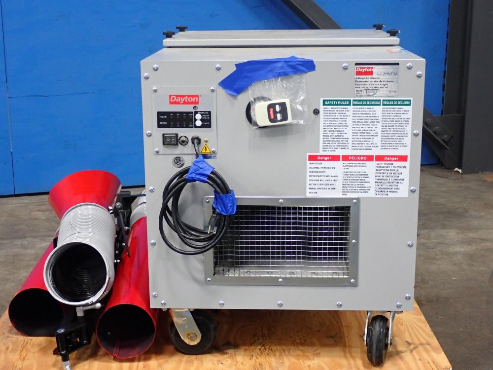 Dayton 4 Stage Air Cleaner - 2hnt3a