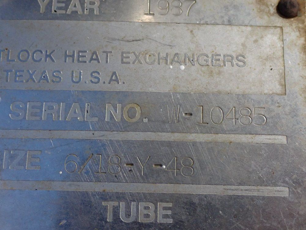 Ametek 180 Psig Heat Exchanger - Wl-62172