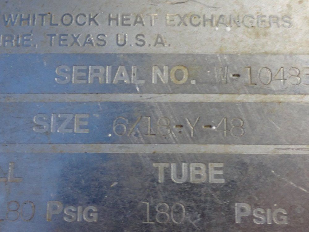 Ametek 180 Psig Heat Exchanger - Wl-62172