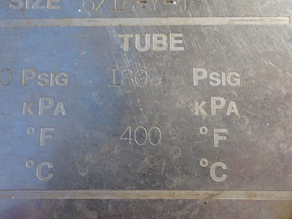 Ametek 180 Psig Heat Exchanger - Wl-62172