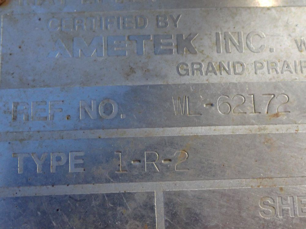 Ametek 180 Psig Heat Exchanger - Wl-62172