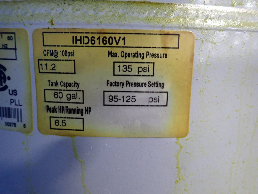 Iron Horse 60 Gal Compressor - Ihd6160v1