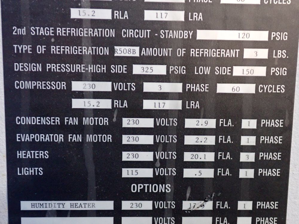 Thermotron Environmental Chamber W Heating Cooling Unit