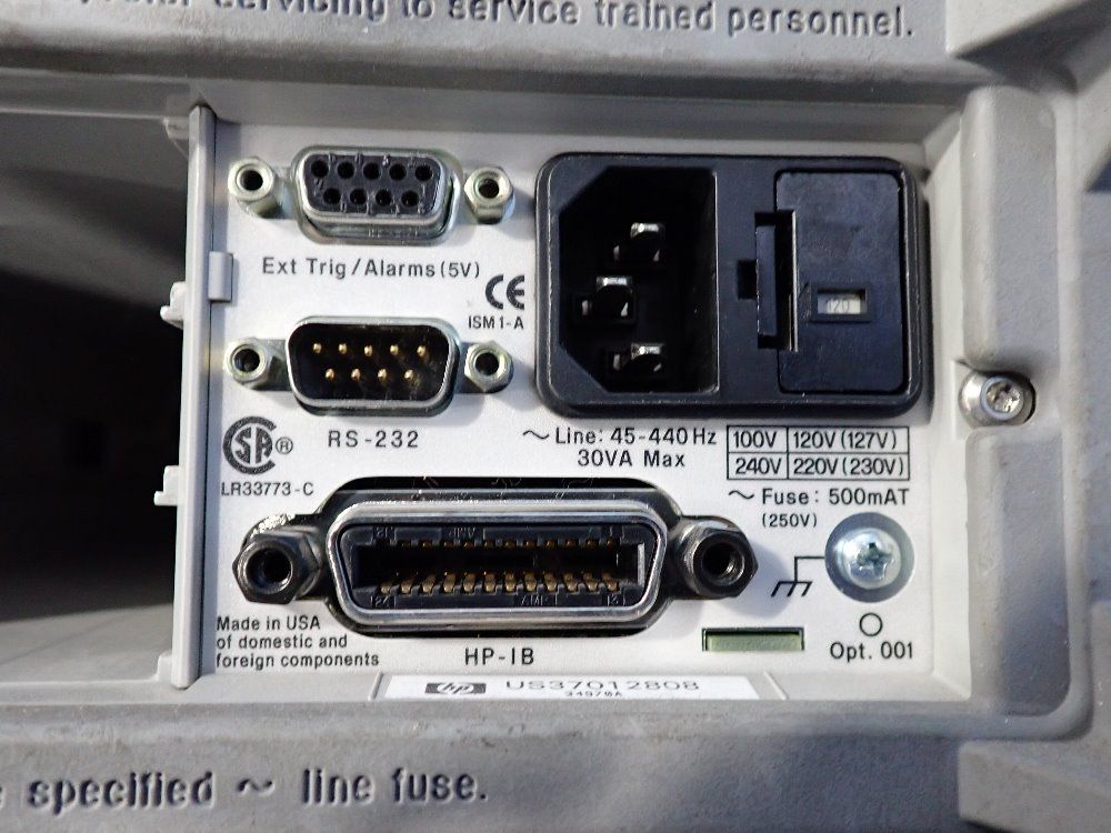 Hewlett Packard Data Acquisition / Switch Unit - 34970a