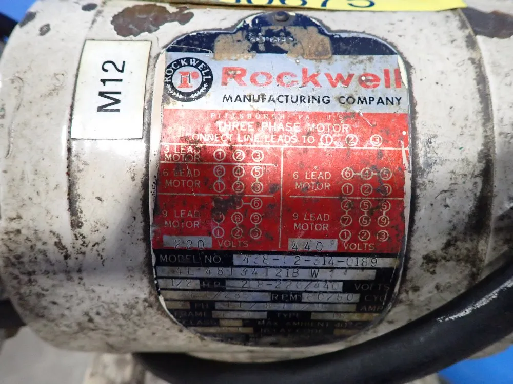 Rockwell 1/2 Hp / 7" Grinder - 438-c2-314-1089