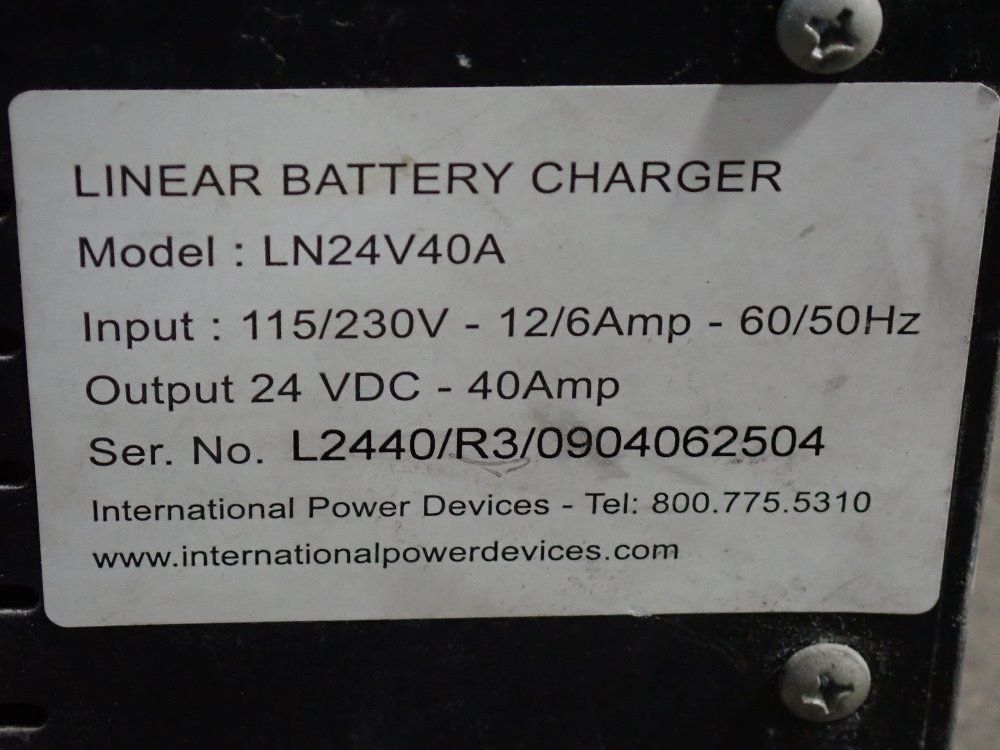 Ipd 24v Linear Battery Charger - Ln24v40a