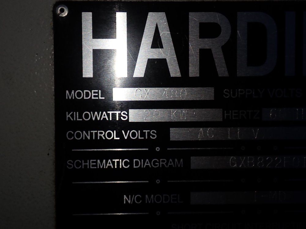 Hardinge 15 1/2" X 23 1/2" Cnc Vmc - Gx 480