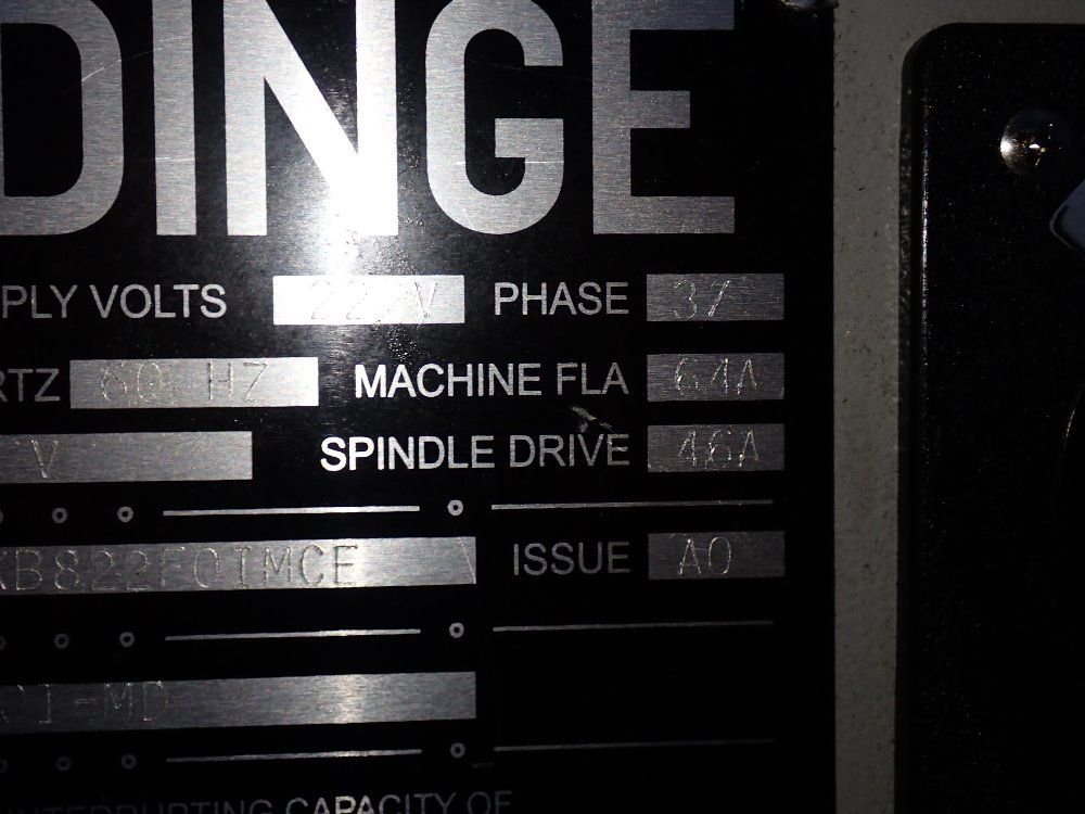 Hardinge 15 1/2" X 23 1/2" Cnc Vmc - Gx 480