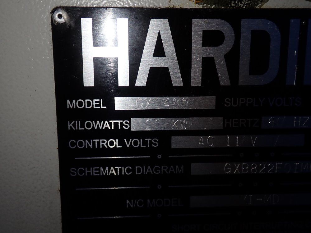 Hardinge 15 1/2" X 23 1/2" Cnc Vmc - Gx 480