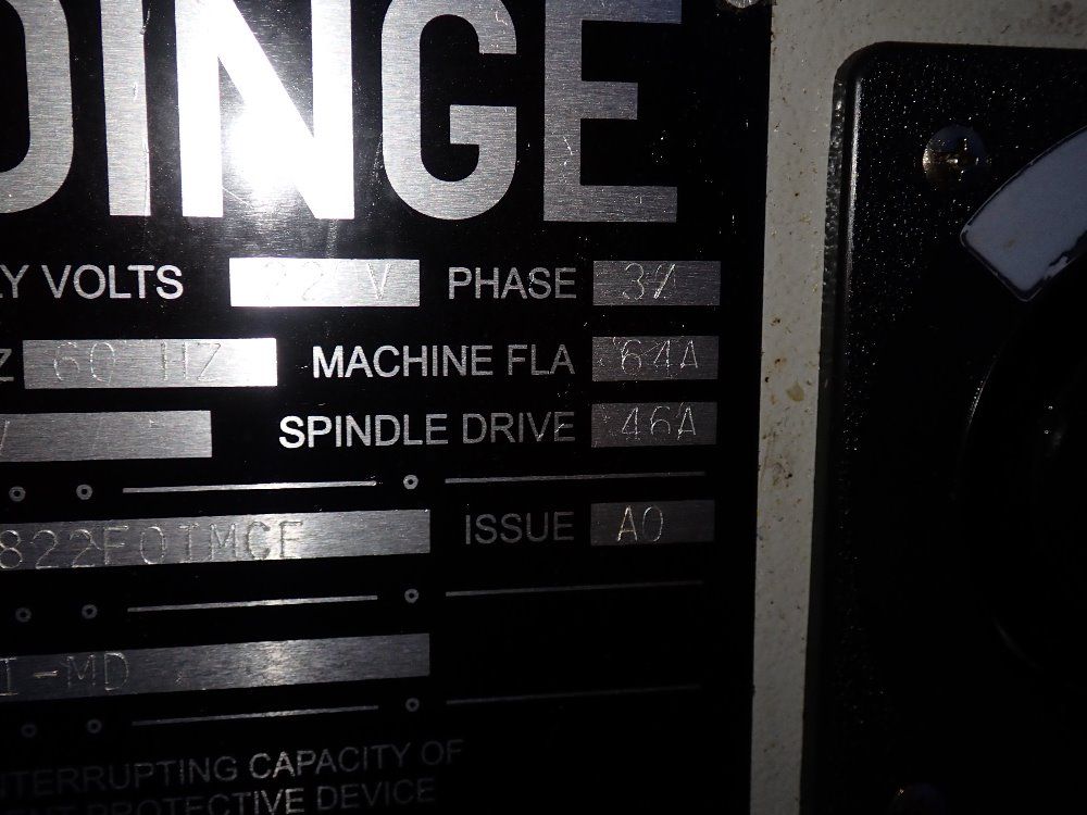 Hardinge 15 1/2" X 23 1/2" Cnc Vmc - Gx 480