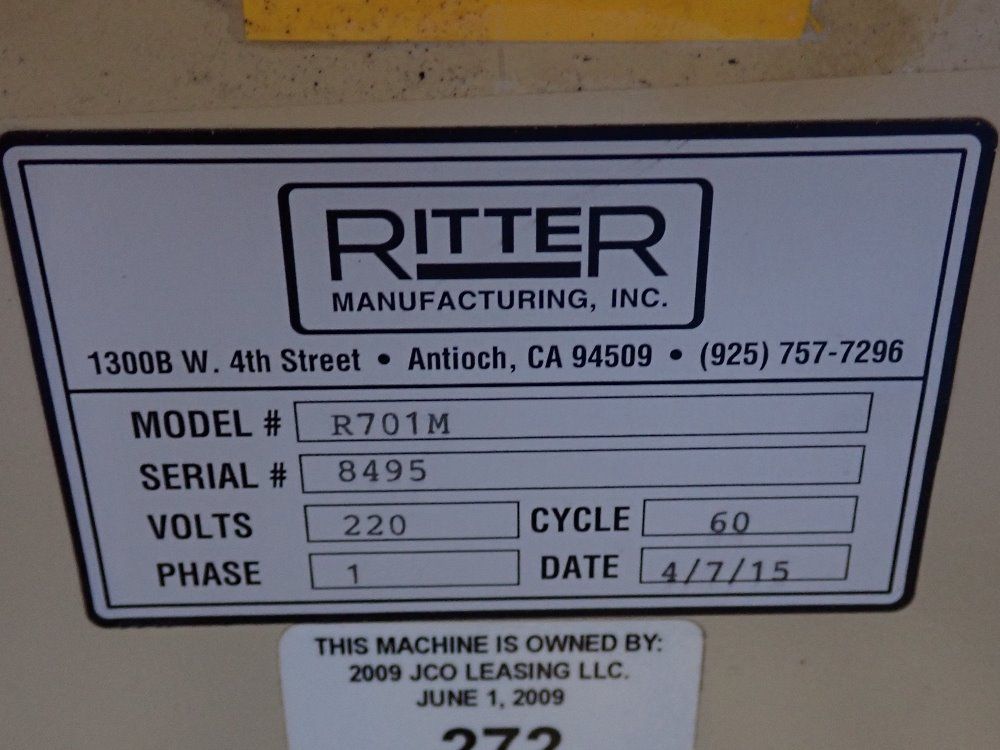 Ritter 4" X 59" Belt Sander - R701m