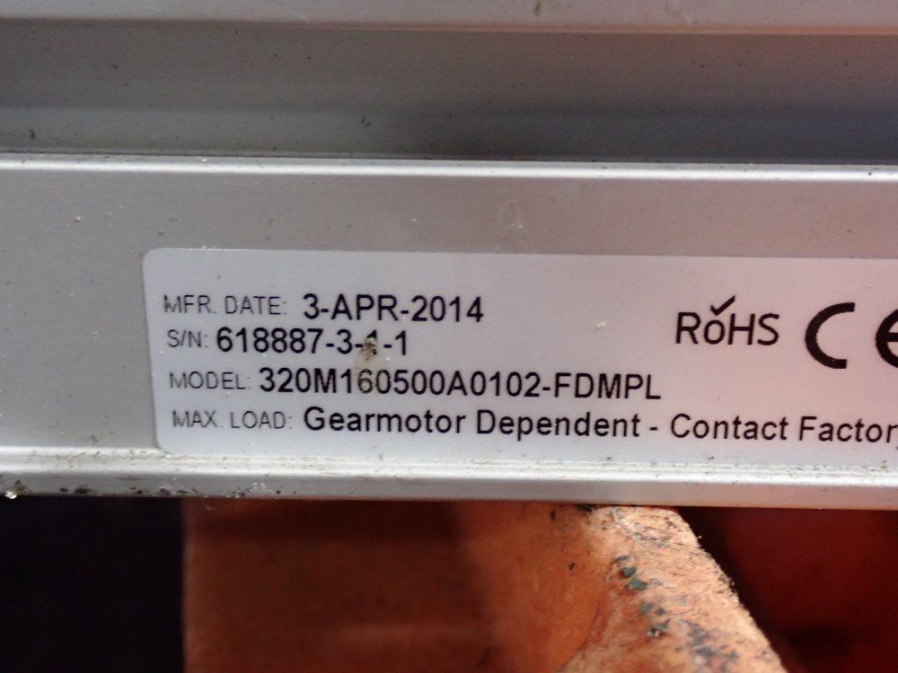 Dorner 16" X 59" Belt Conveyor - 320m160500a0102-fdmpl