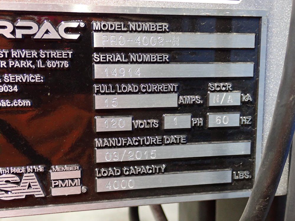 Arpac 4000 Lbs Stretch Wrapper - Pro-4002-h