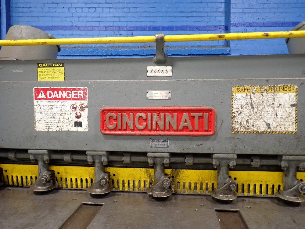 Cincinnati 3/16 X 122 1/2" Shear - 1410