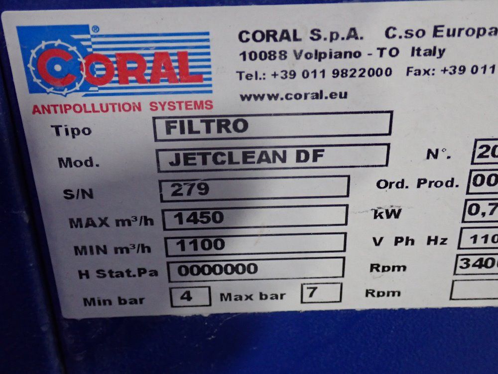 Coral Fume Extractor - Jet Clean Df