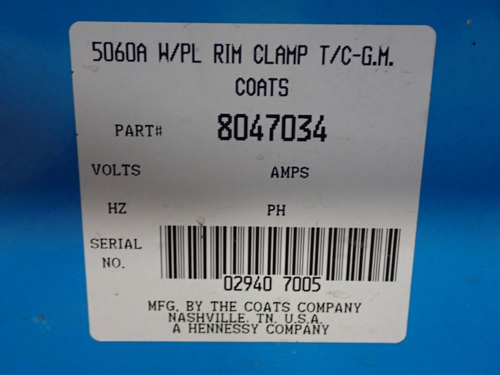 Coats Tire Changer - 5060a