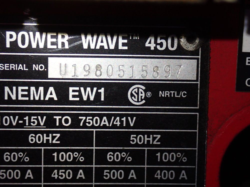 Lincoln Electric 450 Amp Welder - Power Wave 450