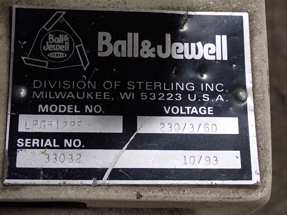 Ball & Jewell Granulator - Lpg812bf