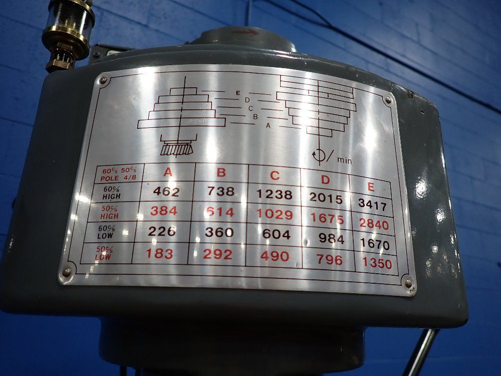 Enco 26"x 6" Vertical Milling Machine - 100-5700