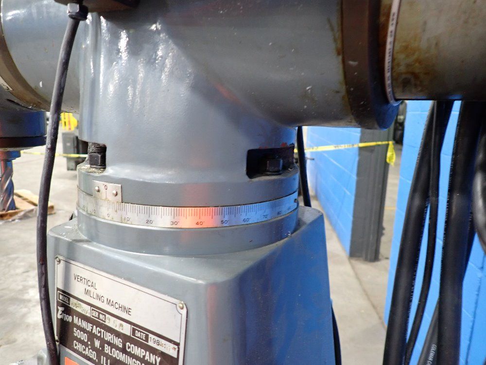 Enco 26"x 6" Vertical Milling Machine - 100-5700