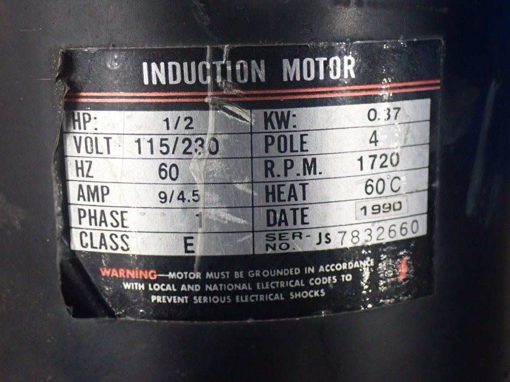 Enco Mfg. Co. 4-1/2" Round/4"x6" Rectangle Metal Cutting Horizontal Band Saw - 137-3150