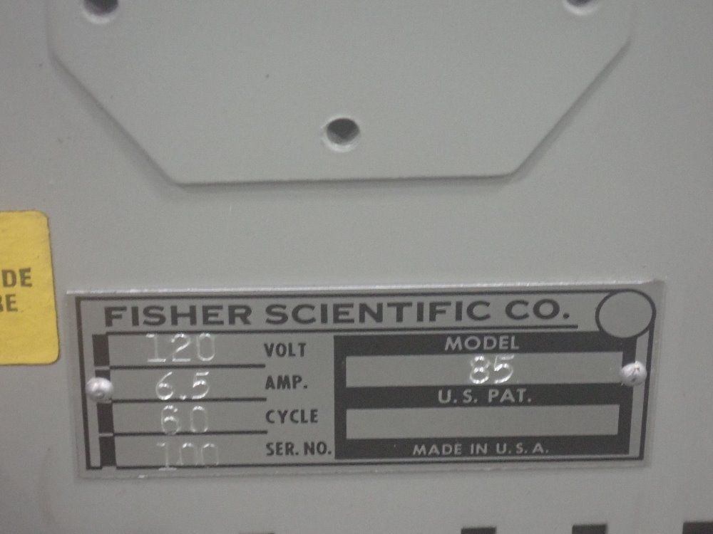 Fisher Scientific Co. Laboratory Hot Plate - 85