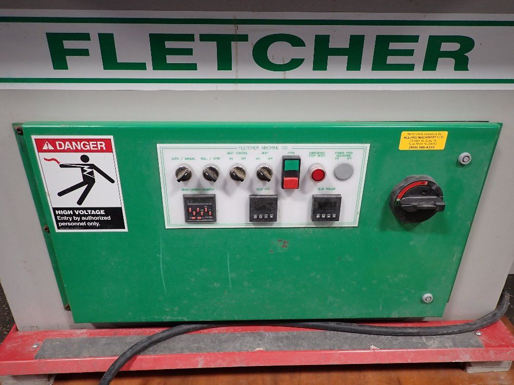 Fletcher 35" X 48" Table Tabletop Edge Bander - Fm-2000cb-b