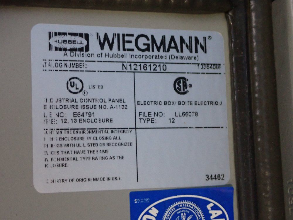 Wiegmann Electrical Enclosure - N12161210