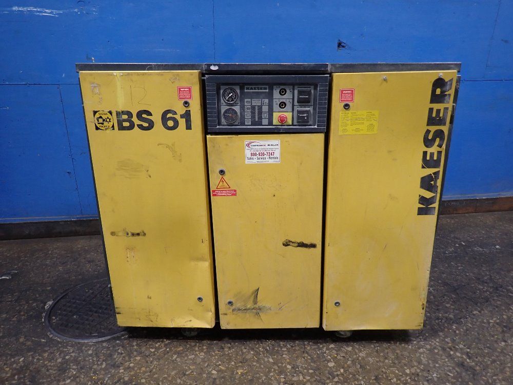 Kaeser 50 Hp Bs61 Air Compressor - Bs61