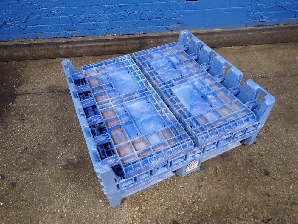 Uline Collapsible Plastic Basket