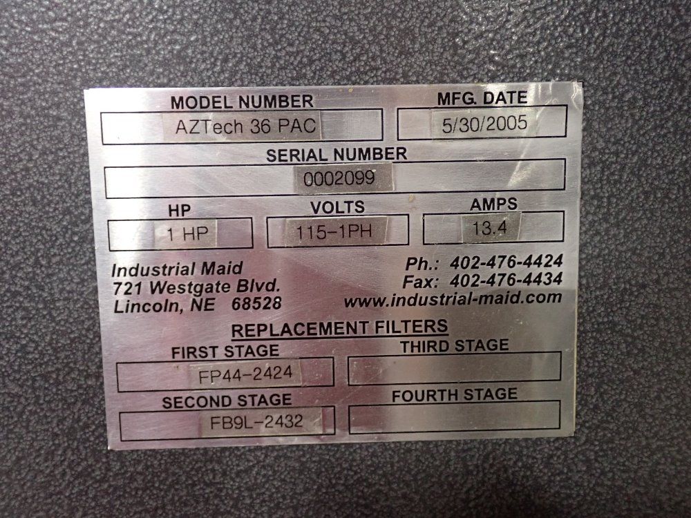 Industrial Maid Llc Downdraft Table