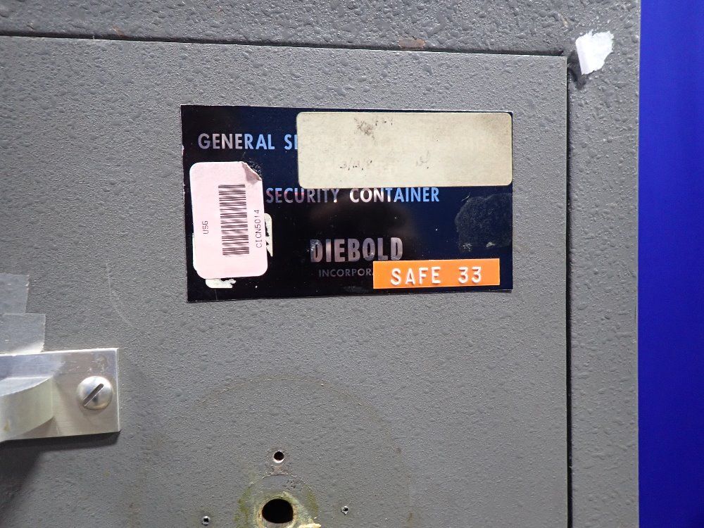 Diebold 4 Drawers Fire Proof File Cabinet