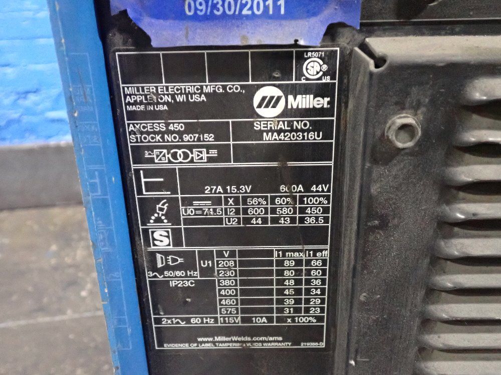 Miller Miller Axcess 450 Welder