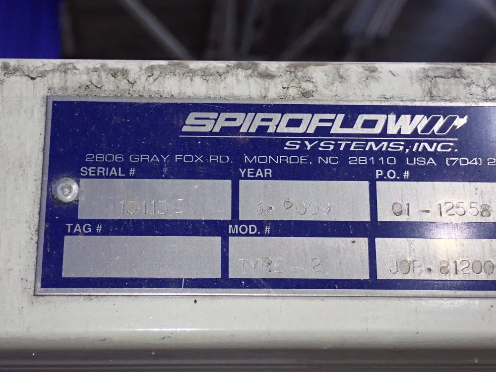 Spiroflow 2009 Spiroflow Type2 Supersack Unloader