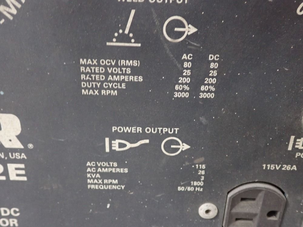 Miller Miller Bluestar 2e Acdc Arc Welding Generator 