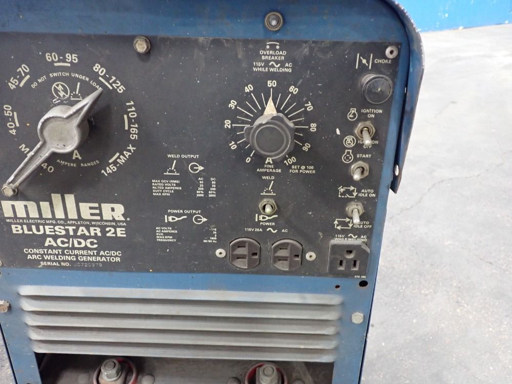 Miller Miller Bluestar 2e Acdc Arc Welding Generator 