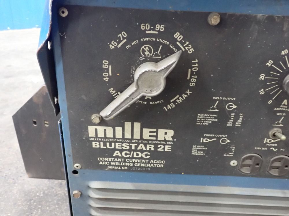 Miller Miller Bluestar 2e Acdc Arc Welding Generator 