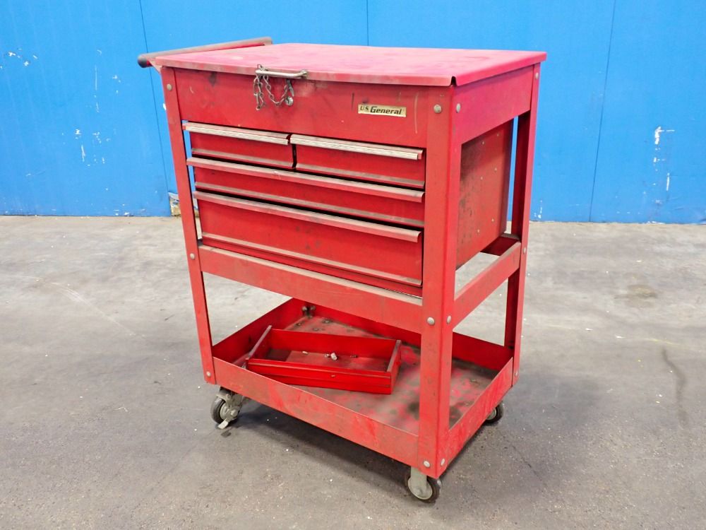 Us General 4 Drawer Tool Cart