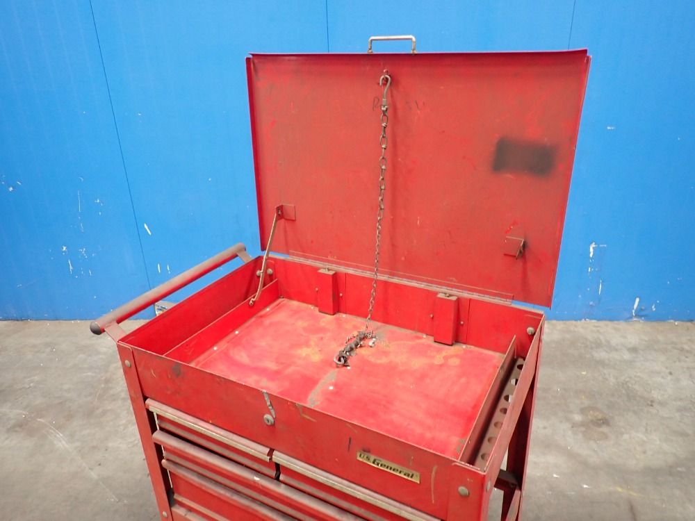 Us General 4 Drawer Tool Cart
