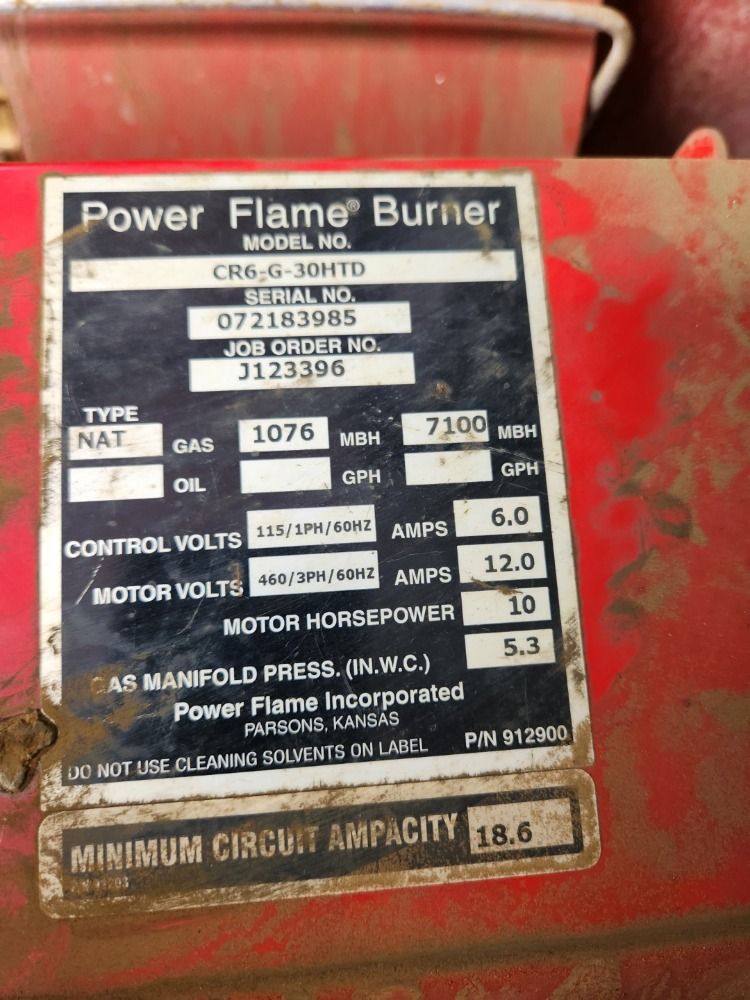 Aldrich 175 Hp Boiler - A3w4-175-g