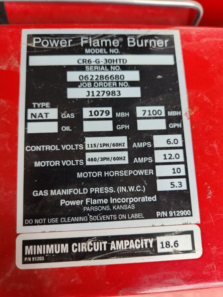 Aldrich 175 Hp Boiler - A3w4-175-150-g